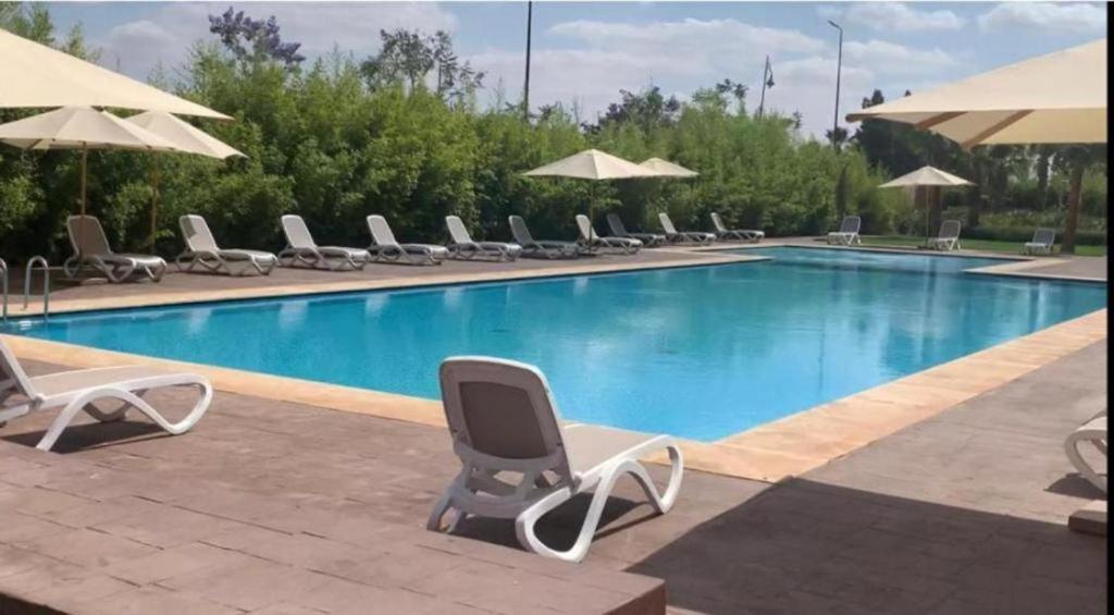 Magnifique Appartement A Riad Garden Marrakesh Bagian luar foto