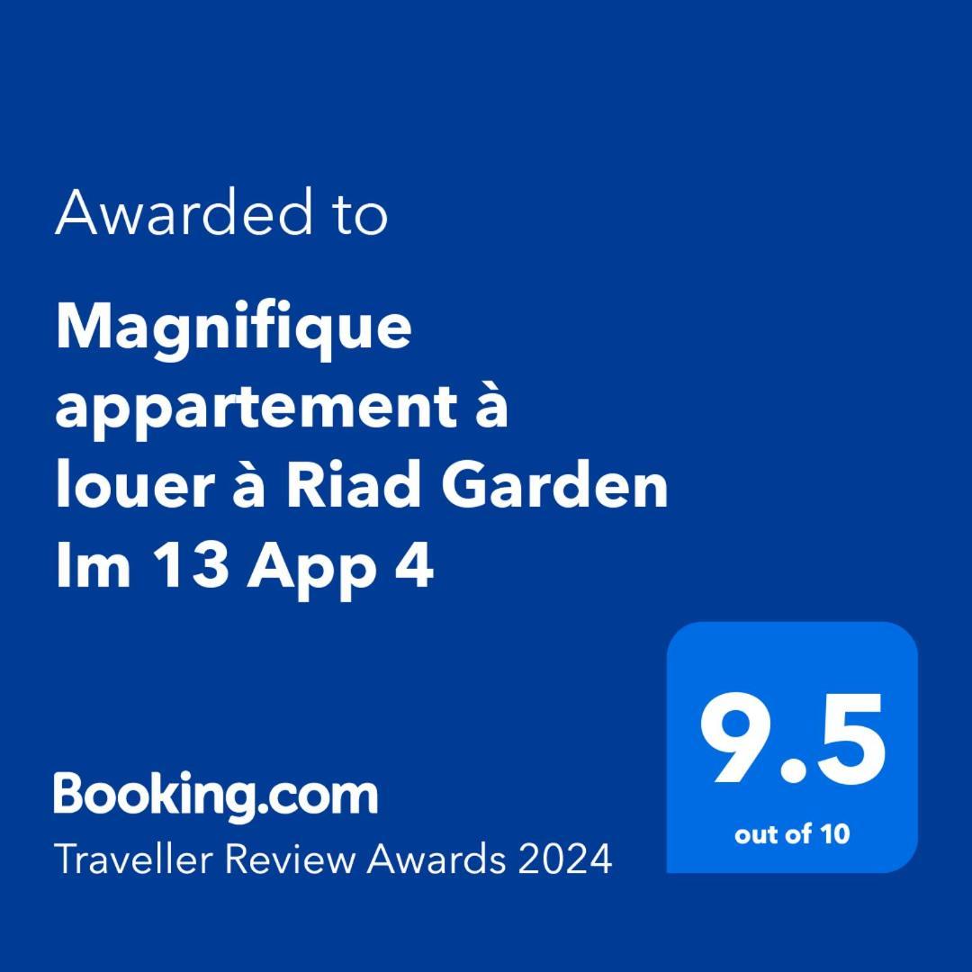 Magnifique Appartement A Riad Garden Marrakesh Bagian luar foto