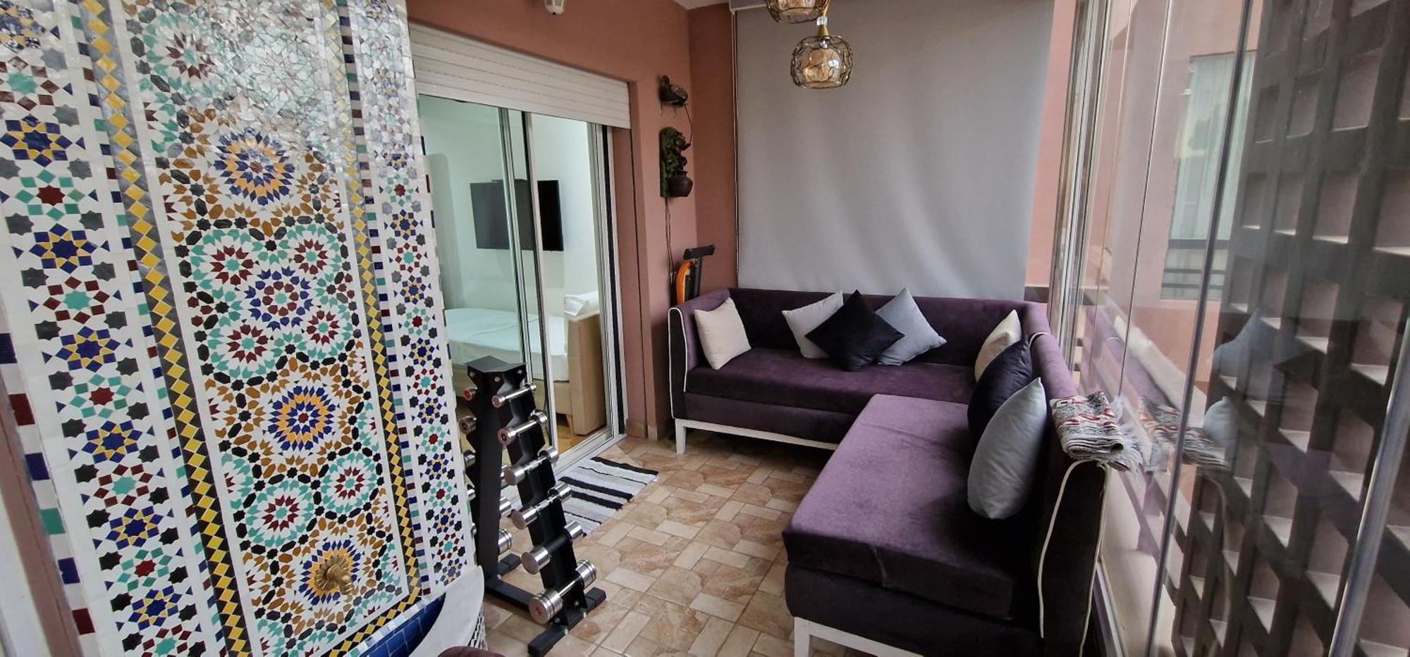 Magnifique Appartement A Riad Garden Marrakesh Bagian luar foto